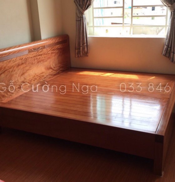 Giường Ngủ Gỗ Xoan Đào Dạt Phản 1m6xm2 Giao Khách ( Gò Vấp ) 