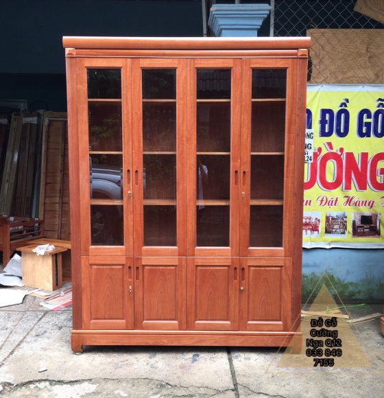 Tủ Đựng Hồ Sơ Tủ Sách Gỗ Xoan Đào 1m2_1m4_1m6 
