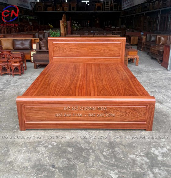 Giường ngủ gỗ cẩm - mẫu bắt chỉ