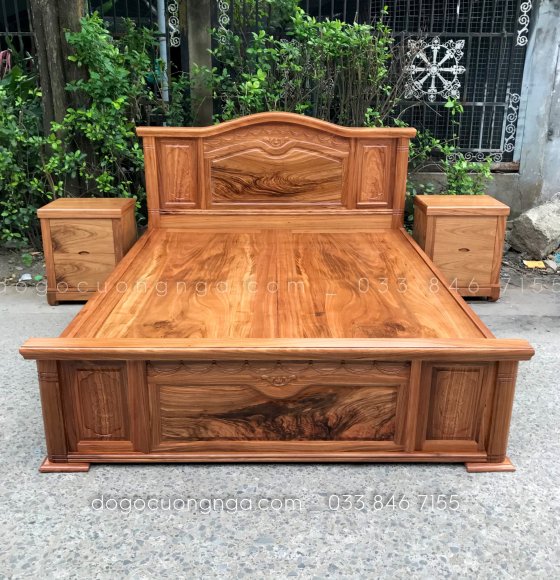Giường Gỗ Hương Xám GN 42.65