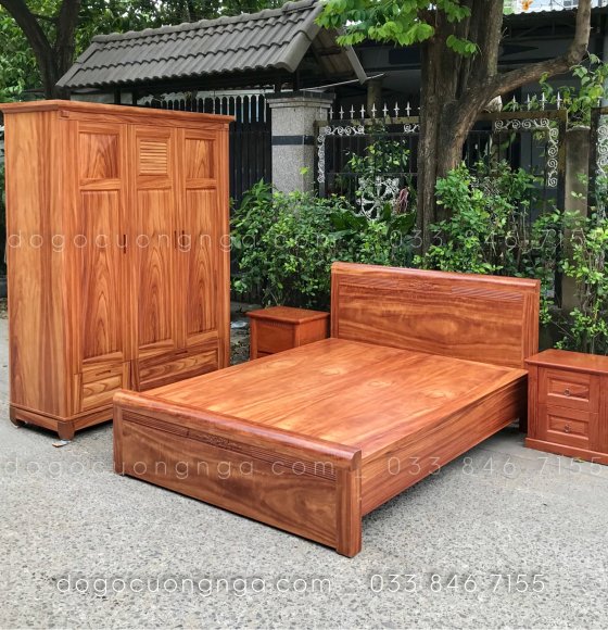 Combo phòng ngủ gỗ cẩm CB 0.2