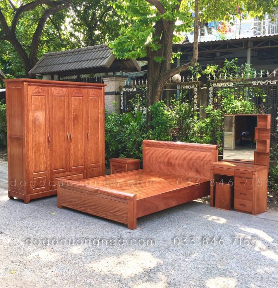 Bộ phòng ngủ gỗ Xoan Đào ( CB 1 )