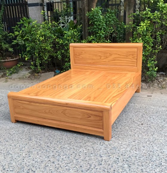 Giường Gỗ Gõ Đỏ Mẫu Bắt Chỉ GN 71