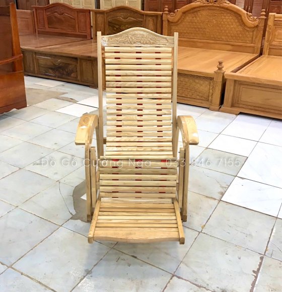 Ghế dây thư giãn gỗ sồi - 3 dây 