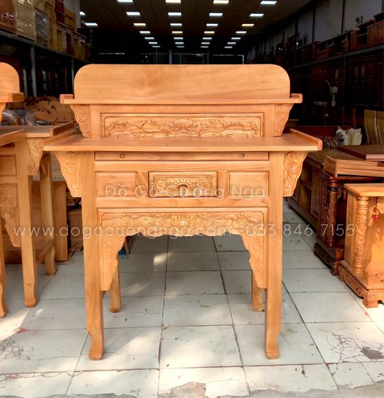 Bàn Thờ gia tiên Gỗ Gõ Đỏ Cao Cấp