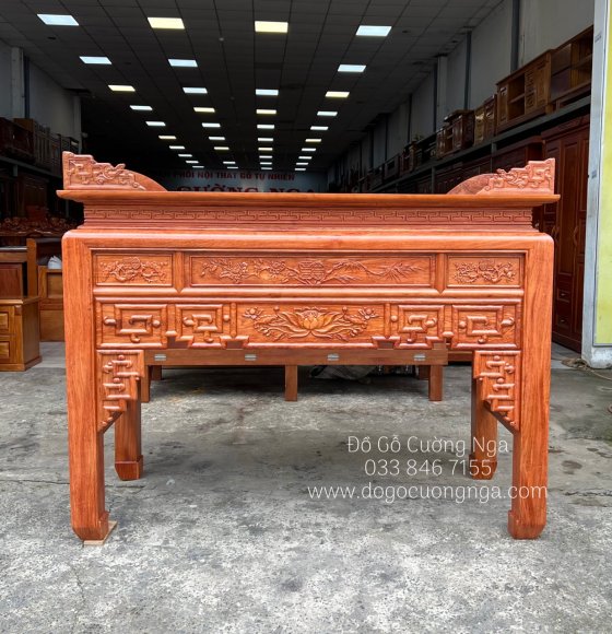 Bàn Thờ Gia Tiên Án Gian Gỗ Hương Đá Cao Cấp Bán Chạy Nhất