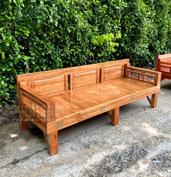 Giường Gấp Gỗ Hương Xám Thông Minh - Mẫu Trơn