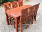 Tổng hợp mẫu bàn ăn gỗ xoan đào 6 ghế giá rẻ 