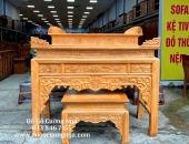 Mẫu bàn thờ gia tiên gỗ gõ đỏ bán chạy nhất hiện nay !