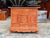 Tại sao tủ thờ gỗ gõ đỏ, gỗ hương đá lại được khách ưa chuộng nhiều đến thế ?